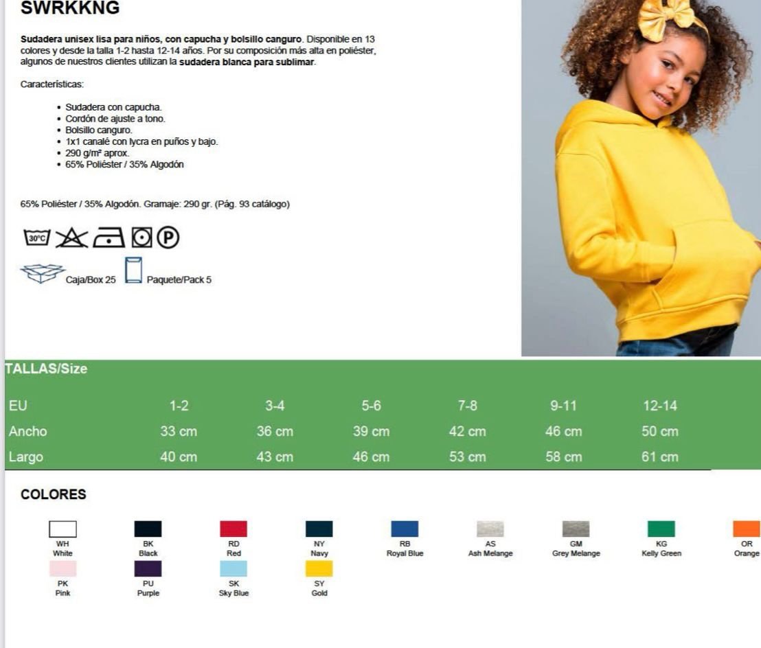 Sudadera con capucha niños - Imagen 4
